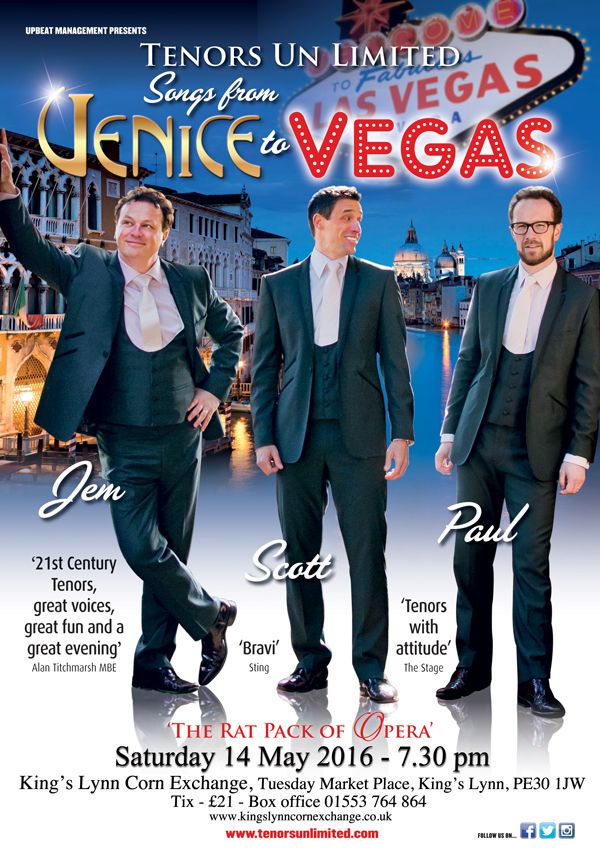 Tenors Unlimited Kings Lynn flyer